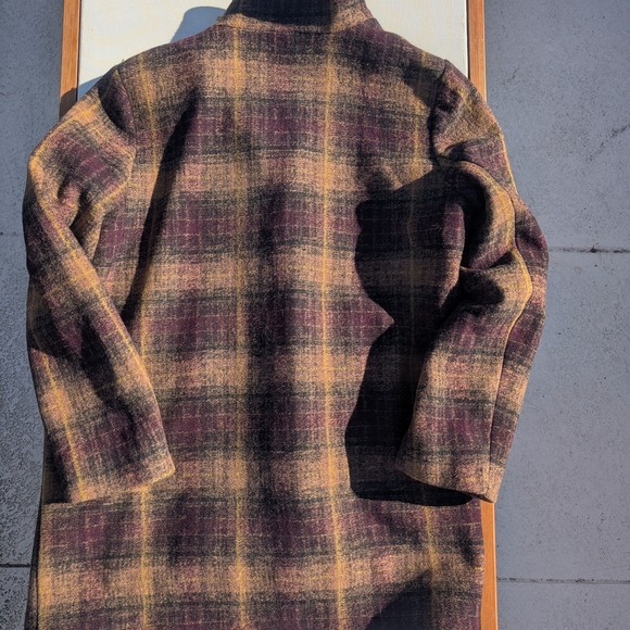Pendleton Walker Plaid Pea Coat - Picture 5 of 5